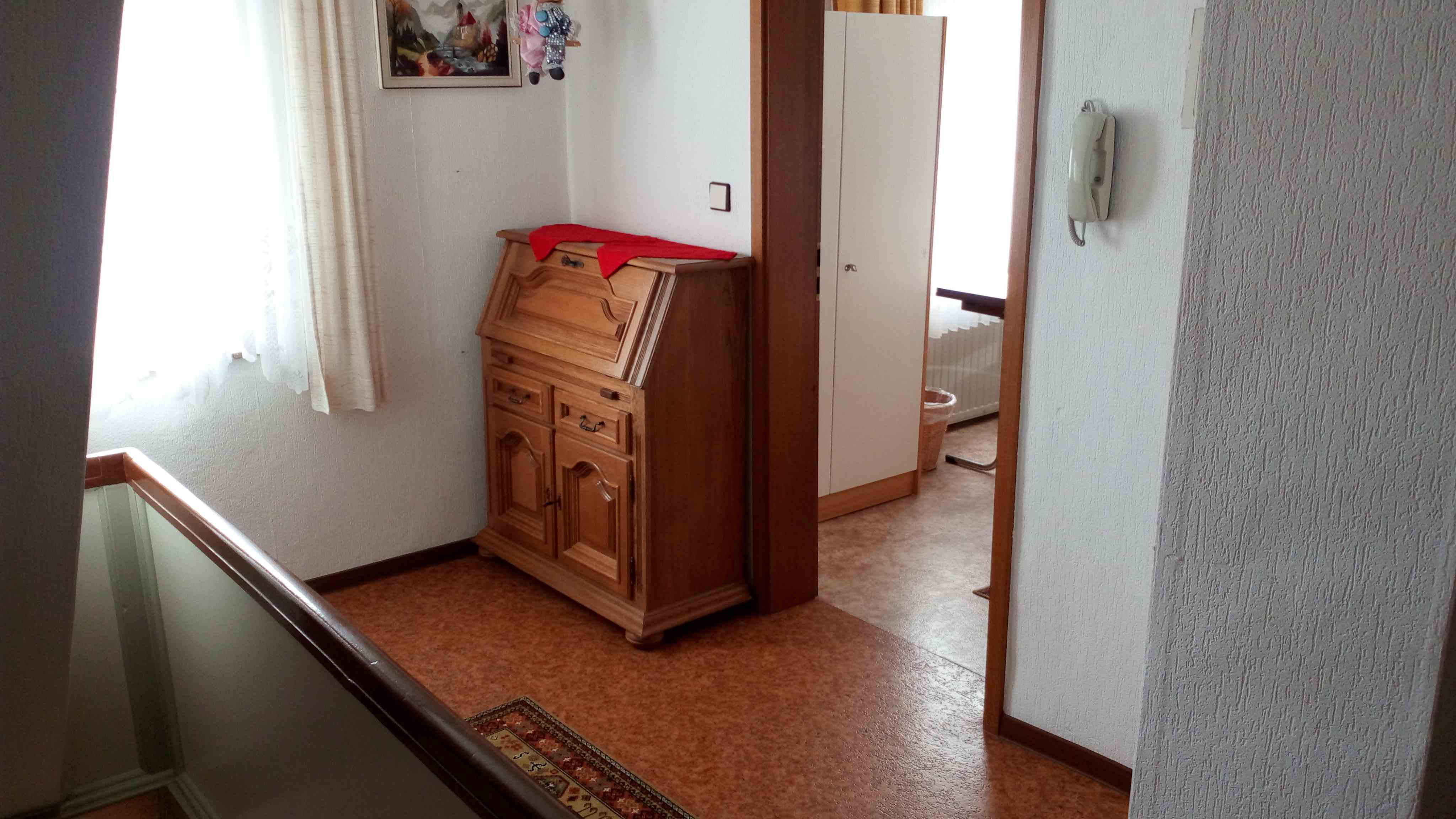 Monteurzimmer: Diele Obergeschoss - Ferienhaus Brand