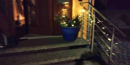 Monteurwohnung - Bad Hersfeld - Treppe am Abend - Heidrun Brand Ferienwohnung