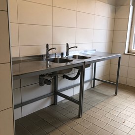 Monteurzimmer: Spülküche im Erdgeschoss - 1/2/sleep Boardinghouse Letzter Heller 