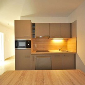 Monteurzimmer: Küche in der Monteurunterkunft in Villach - 90+ Monteurzimmer in Villach, Einzelbetten, Parkplätze, WIFI, Küchen