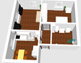 Monteurzimmer: 2-Zimmerwohnung 1.Obergeschoss im Mehrfamilienhaus - Wasserschloß