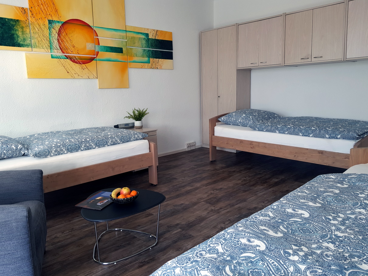 Monteurwohnung - Zimmertyp: Mehrbettzimmer - Schkopau - Schlafzimmer Whg. 2 - Wohnen in Halle