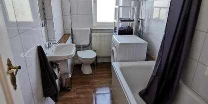 Monteurwohnung - Waschmaschine - Deutschland - Badezimmer - 1A Wohnung - eigene Küche & Bad