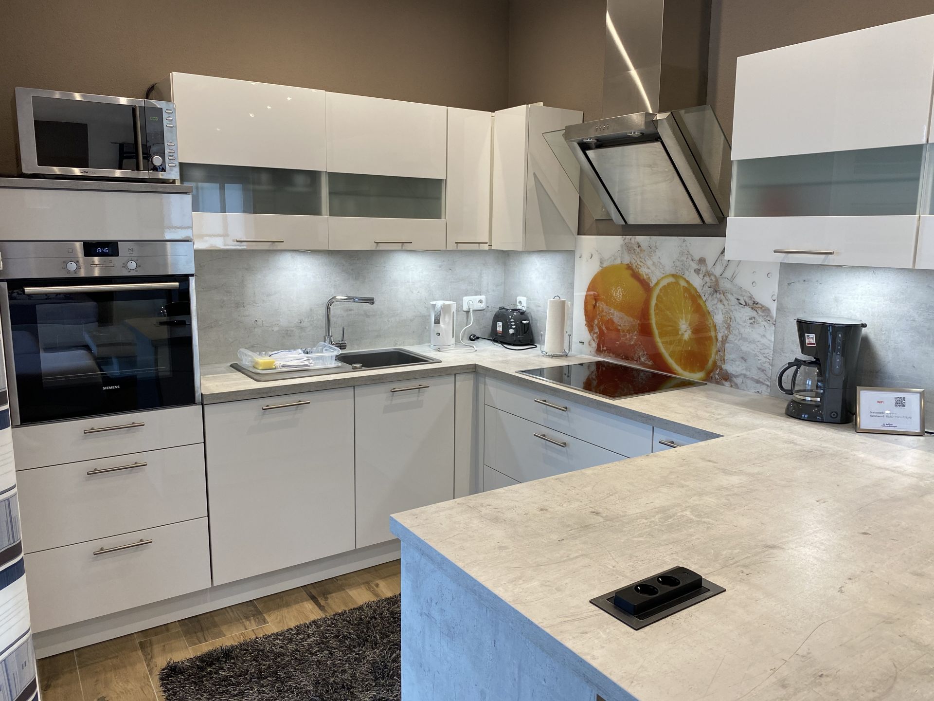 Monteurwohnung - Schwandorf - Küche - Ferienapartment Stefan (WA329)