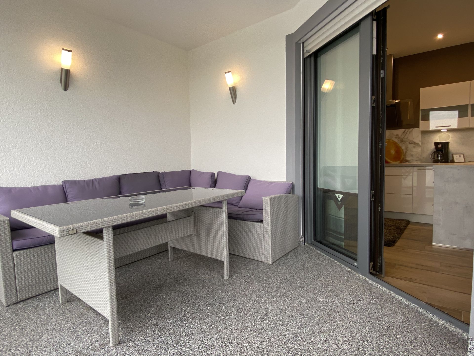 Monteurzimmer: Terrasse - Ferienapartment Stefan (WA329)