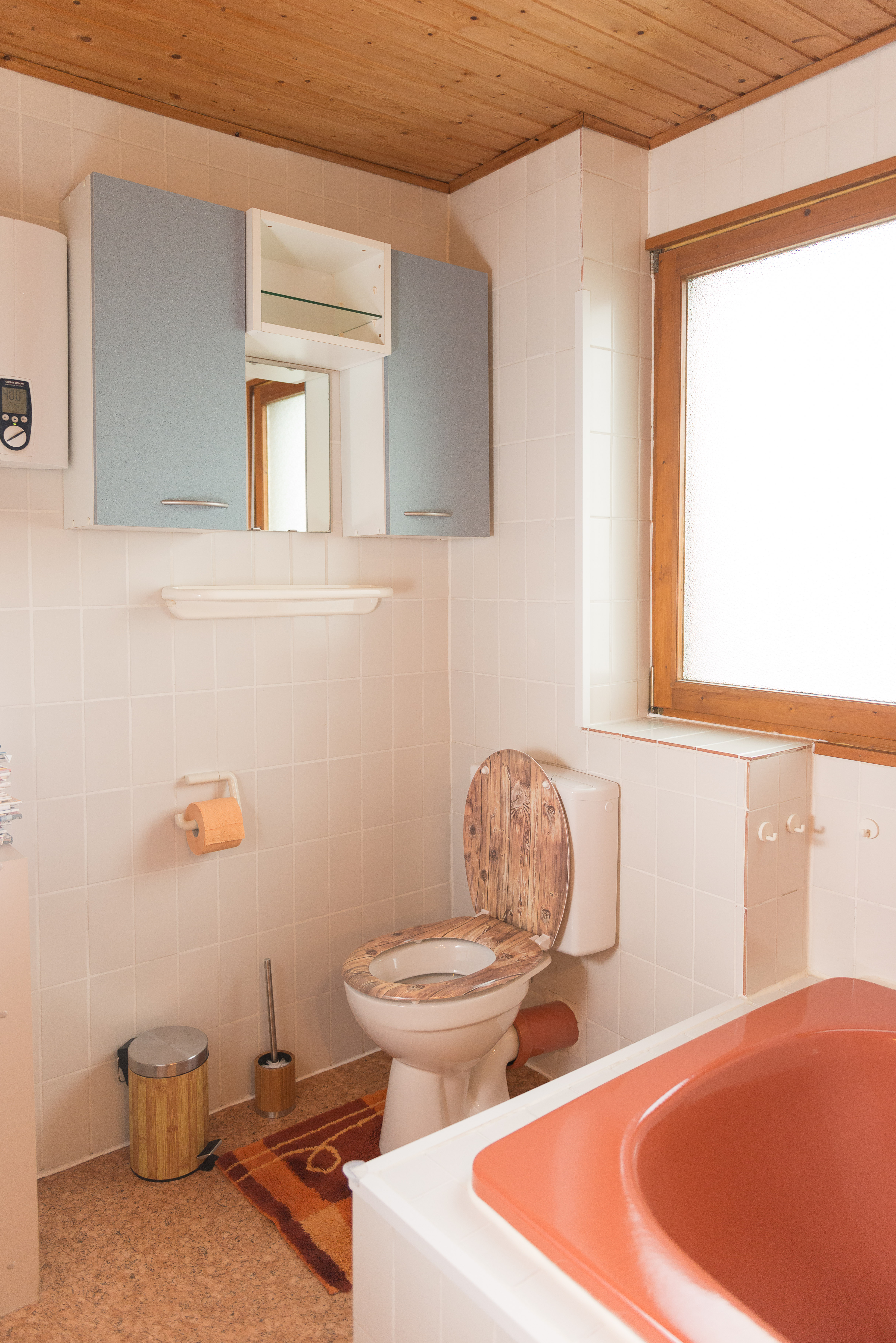 Monteurzimmer: WC im Badezimmer - Haus Feldblick Neubulach