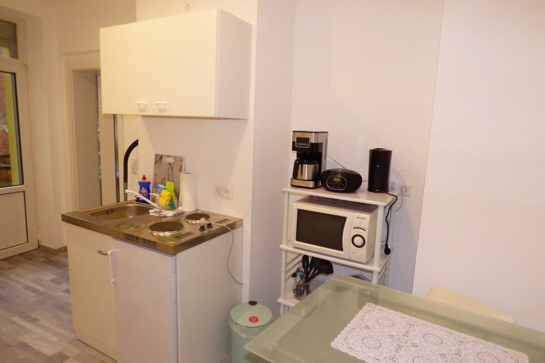 Monteurzimmer: Küche 1.OG - Modernisierte Appartements