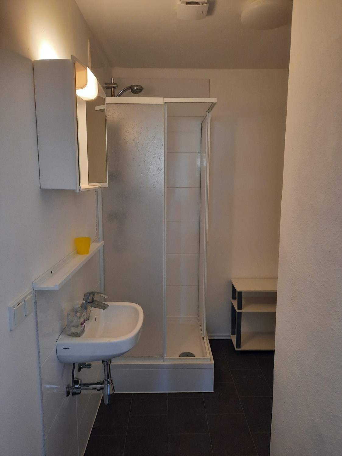 Monteurzimmer: Badezimmer mit Dusche - Kleen-Monteurzimmer Einbeck/Northeim
