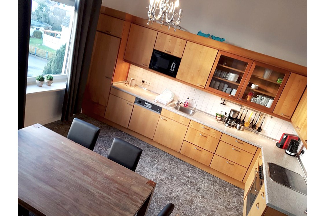 Monteurzimmer: Küche - Villa von Oesen Pension