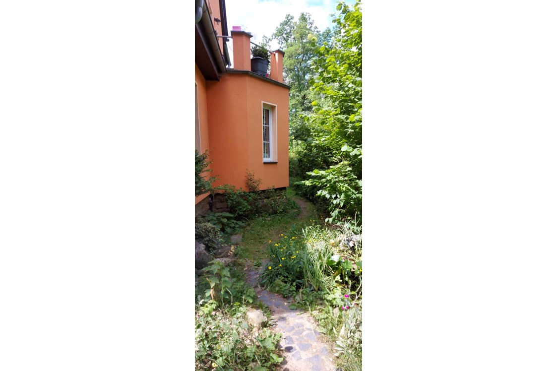 Monteurwohnung: Weg zur Monteurwohnung - Monteurwohnung Weber  "Haus Sonne" Rudolstadt