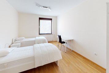 Monteurzimmer: Zimmer mit 2er-Belegung auch als Einzelzimmer buchbar - Refugia Wels