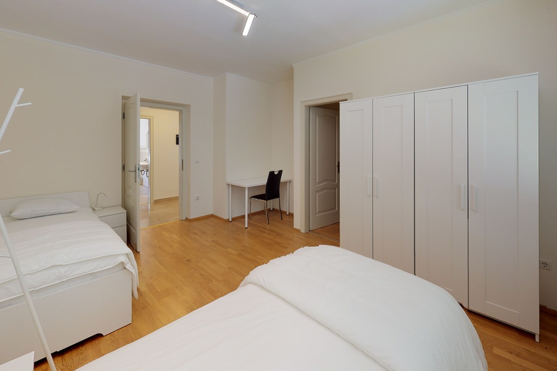 Monteurzimmer: Zimmer mit 2er-Belegung auch als Einzelzimmer buchbar - Refugia Wels