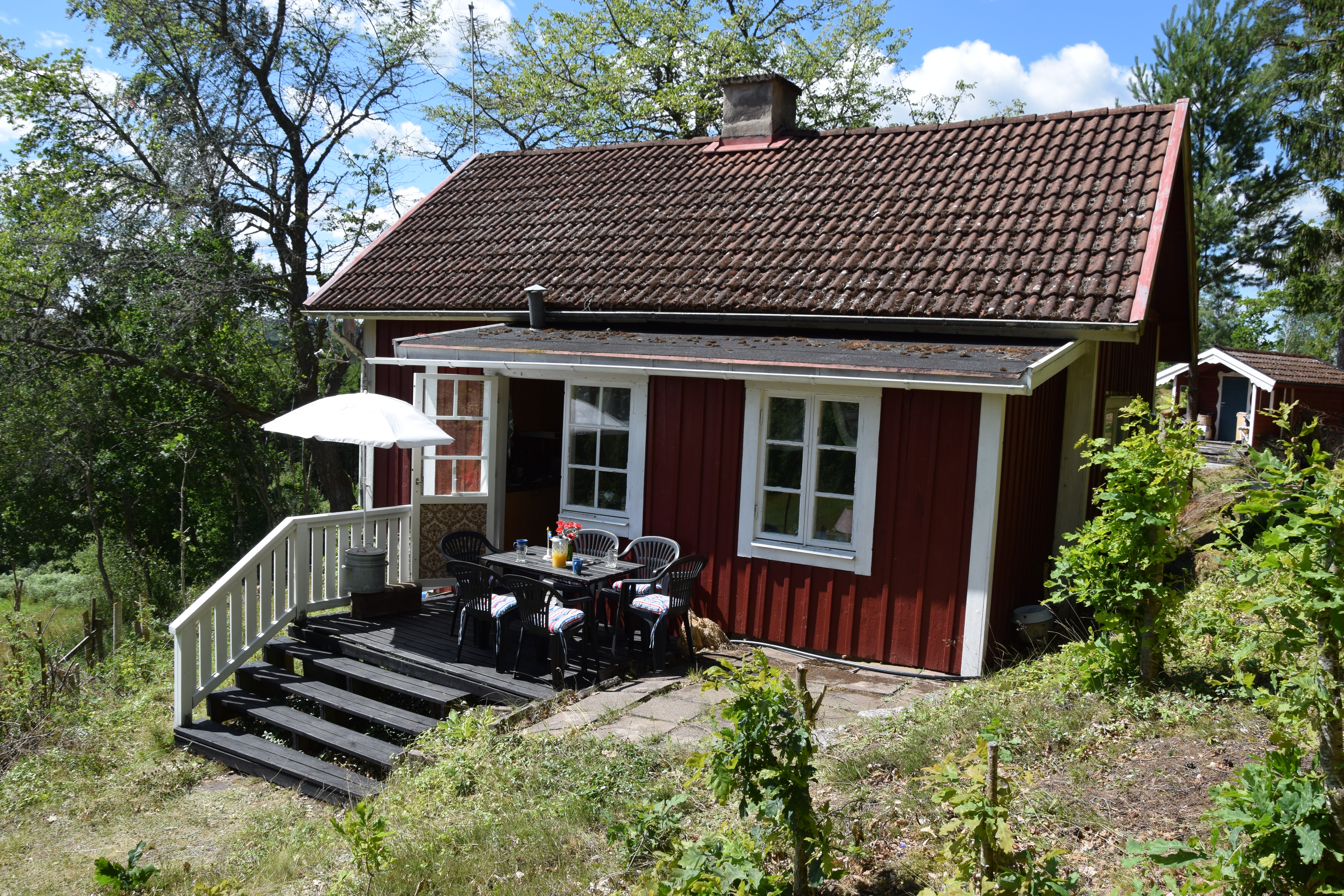 Monteurzimmer: Landhaus am See VIMMERBY - Vetlanda, Südschweden, Panoramablick, Alleinlage, Boot, Motor, Fahrräder, Top-Komfort