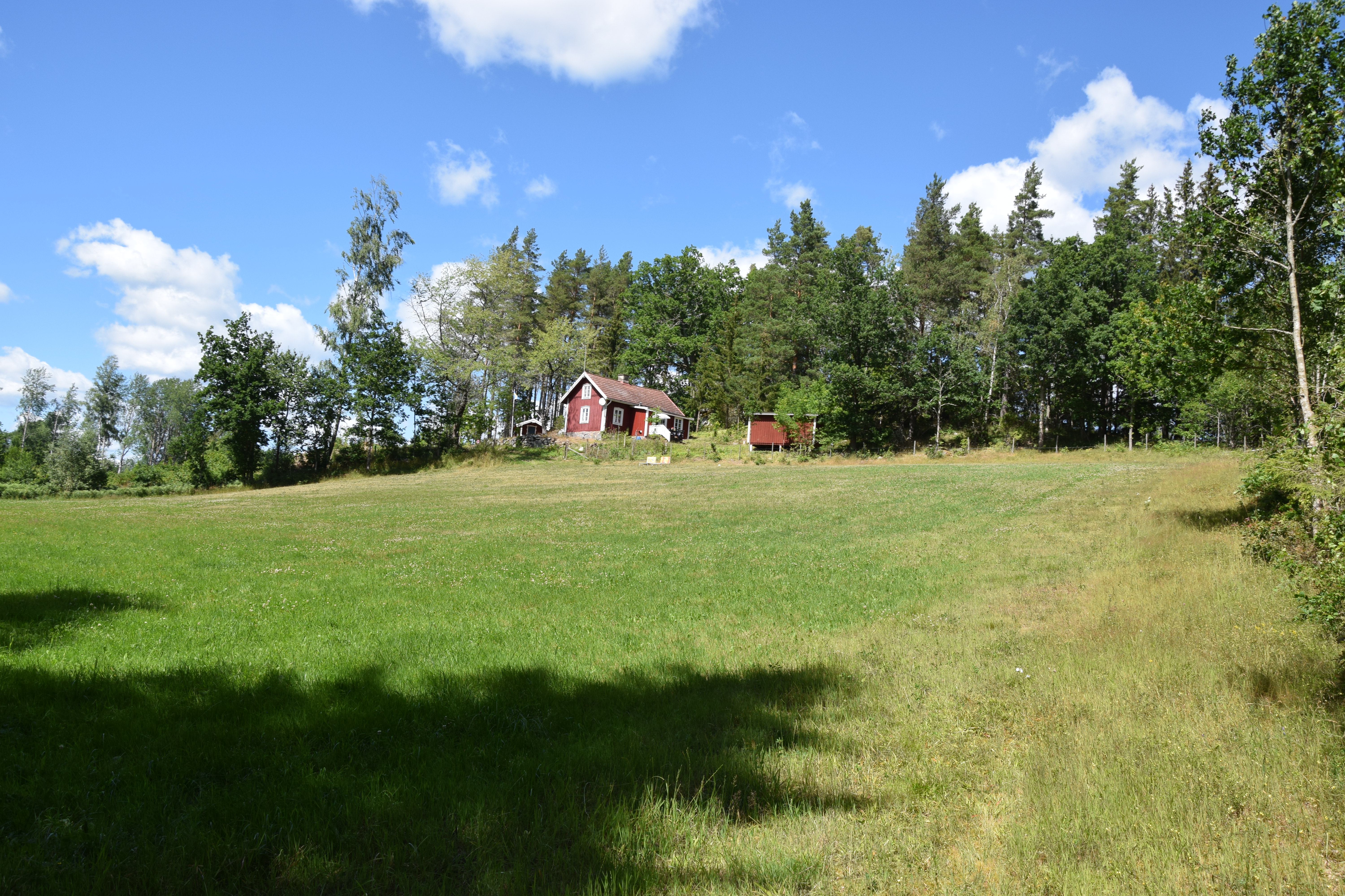 Monteurzimmer: Landhaus am See VIMMERBY - Vetlanda, Südschweden, Panoramablick, Alleinlage, Boot, Motor, Fahrräder, Top-Komfort