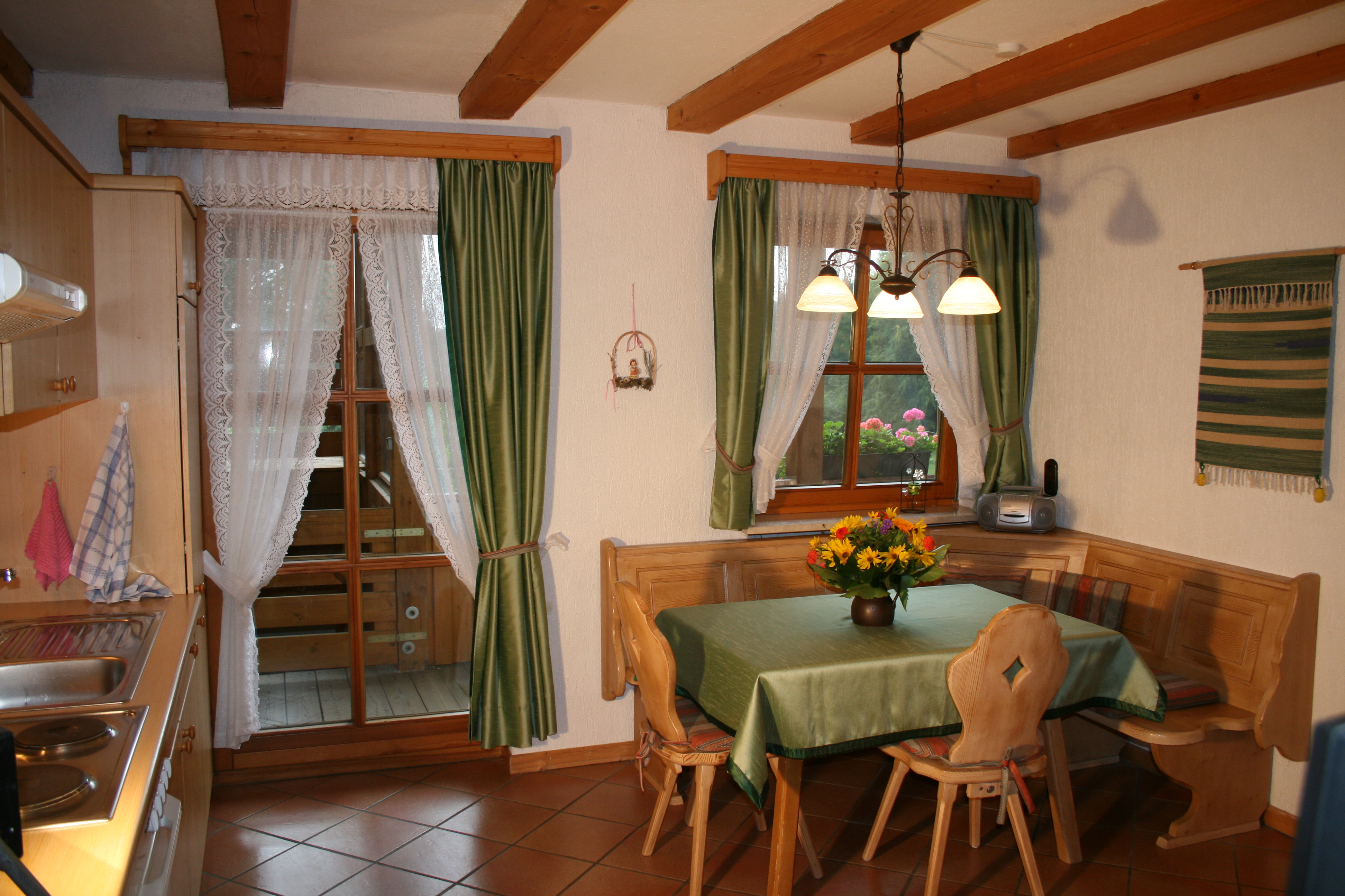 Monteurwohnung - Kulmbach - Wohnküche - Kuckucksnest in Listenberg