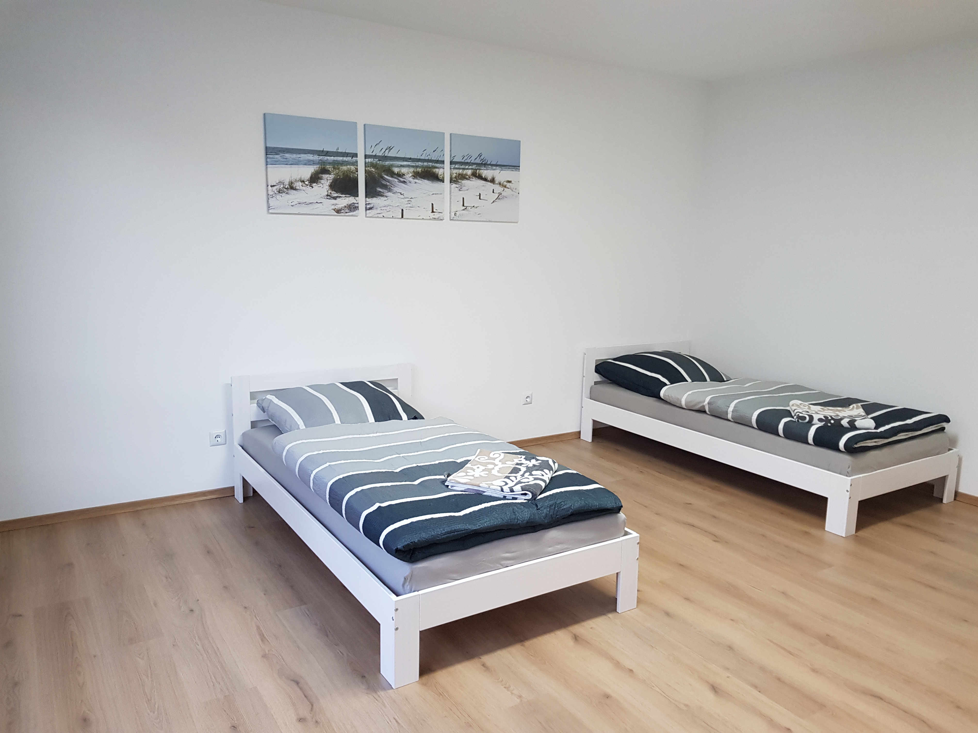 Monteurwohnung - Zimmertyp: Mehrbettzimmer - Obersulm - Einzelbetten im Zimmer - My-Skypalace