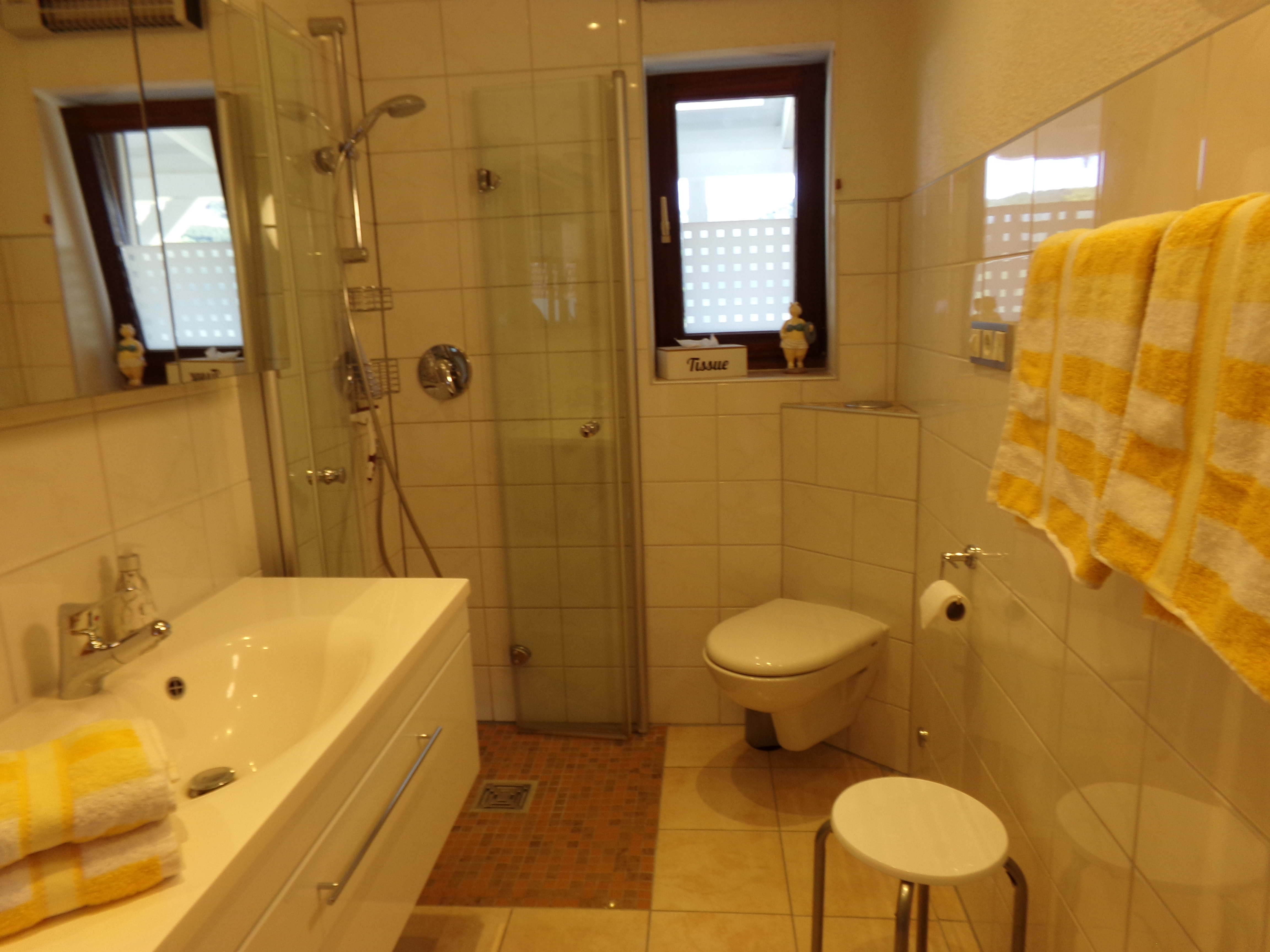 Monteurzimmer: Badezimmer - Karin Stoltenhoff
