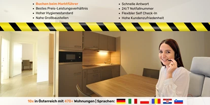 Monteurwohnung - Balkon - Graz - 90+ Monteurzimmer in Graz - Einzelbetten