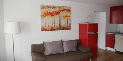 Monteurwohnung - Kronau Walldorf Bretten Kraichtal - Wohnzimmer - gemütliche moderne Wohnung / Monteurzimmer Nähe Heidelberg