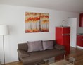Monteurzimmer: Wohnzimmer - gemütliche moderne Wohnung / Monteurzimmer Nähe Heidelberg