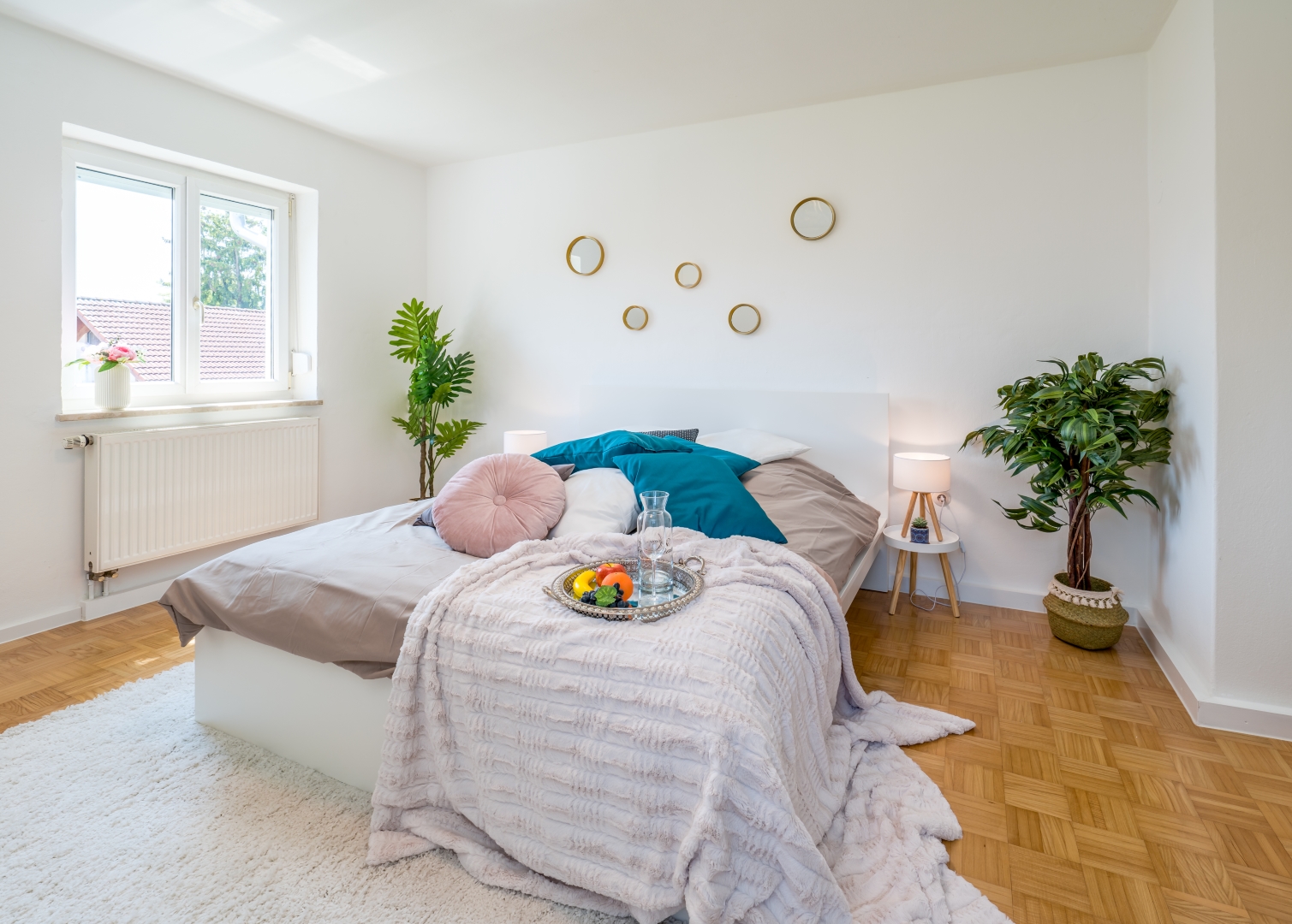 Monteurwohnung - Badezimmer: eigenes Bad - Salzburg - Seenland - Helle 70m² 2-Zimmer Wohnung nähe Salzburg