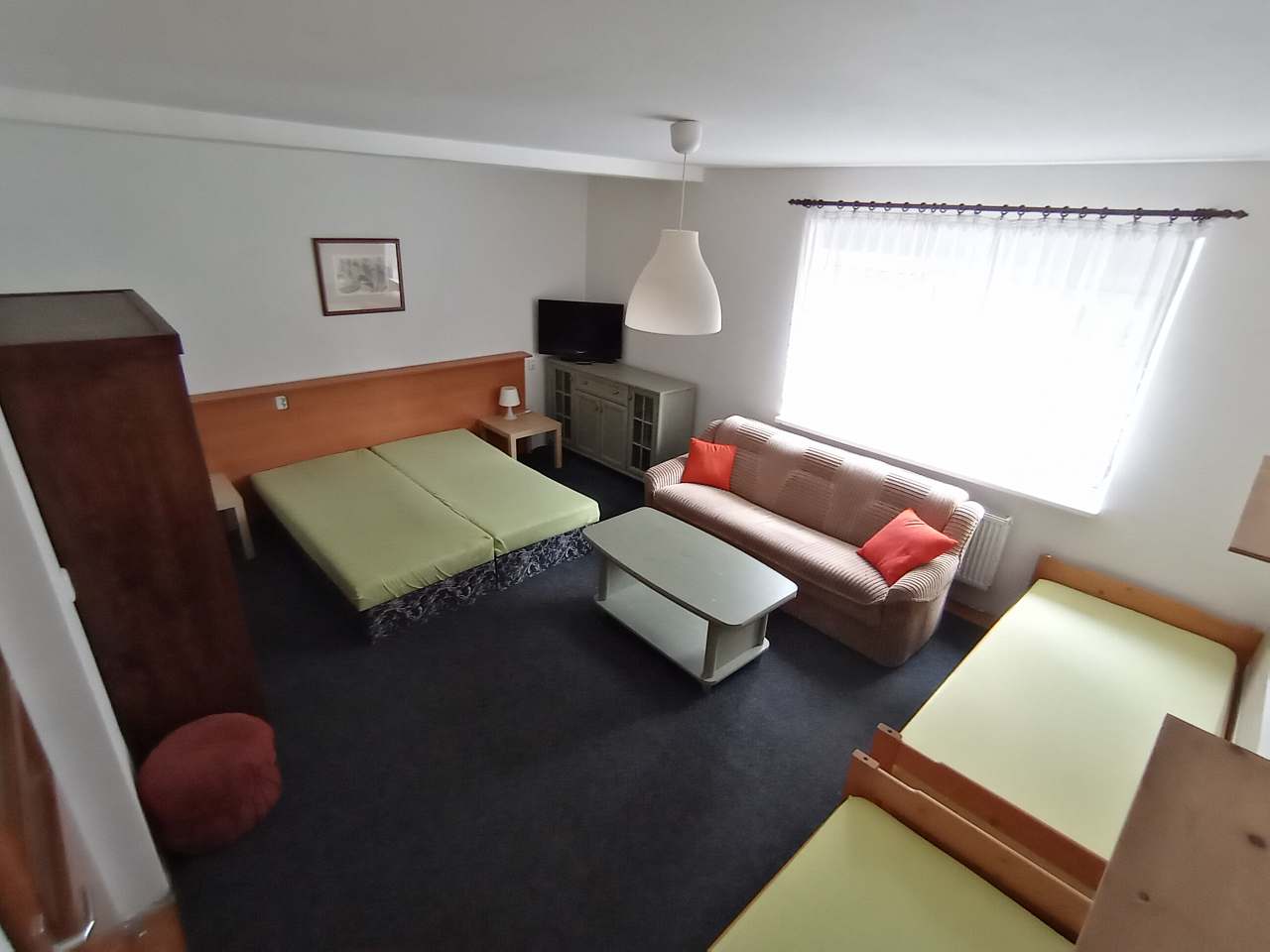 Monteurwohnung - Kühlschrank - Tschechien - Schlafzimmer - Otrokovice Sokolovna