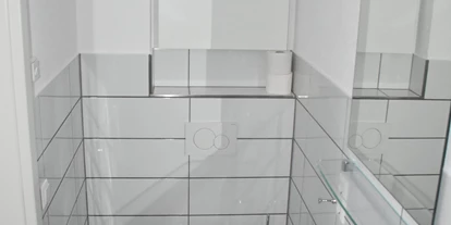 Monteurwohnung - PLZ 88348 (Deutschland) - WC und Dusche in einem separaten Raum. - Apartment im Rosengarten