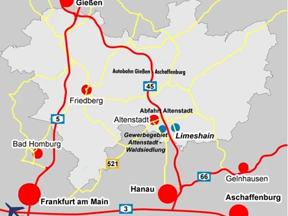 Monteurwohnung - TV - Deutschland - Anfahrt - Waldsiedlung