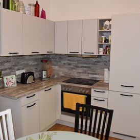 Monteurzimmer: Küche - Wochenzimmer - Premium Apartments für Monteure und Projektteams