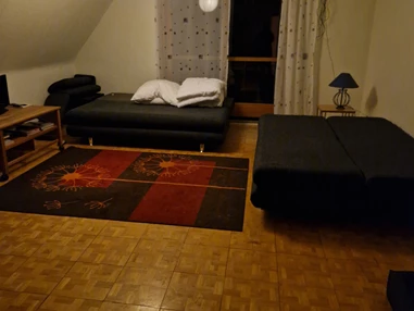 Monteurzimmer: Wohn-/Schlafzimmer - Wohnung für Monteure bei AB