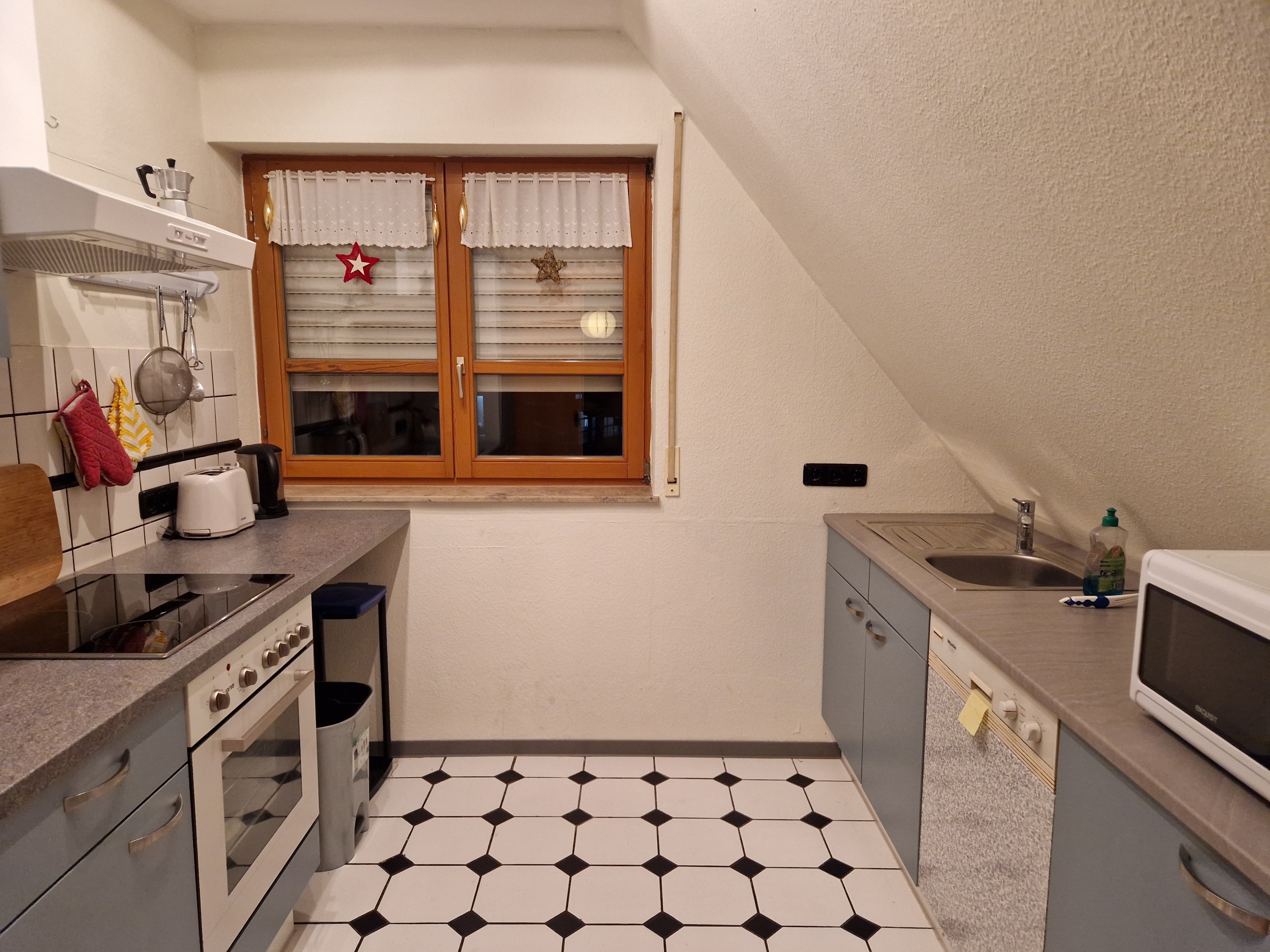 Monteurwohnung - Frammersbach Schwartel - Küche - Wohnung für Monteure bei AB