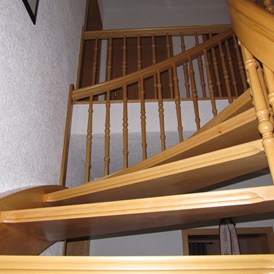 Monteurzimmer: Treppenaufgang - Ferienhaus 