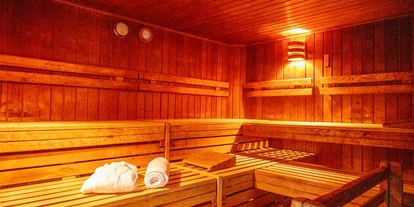 Monteurwohnung - Hannoversch Münden - Sauna im Waldhotel Schäferberg - kostenlos nutzbar auch für unsere Gäste im Gästehaus - Gästehaus Waldeslust