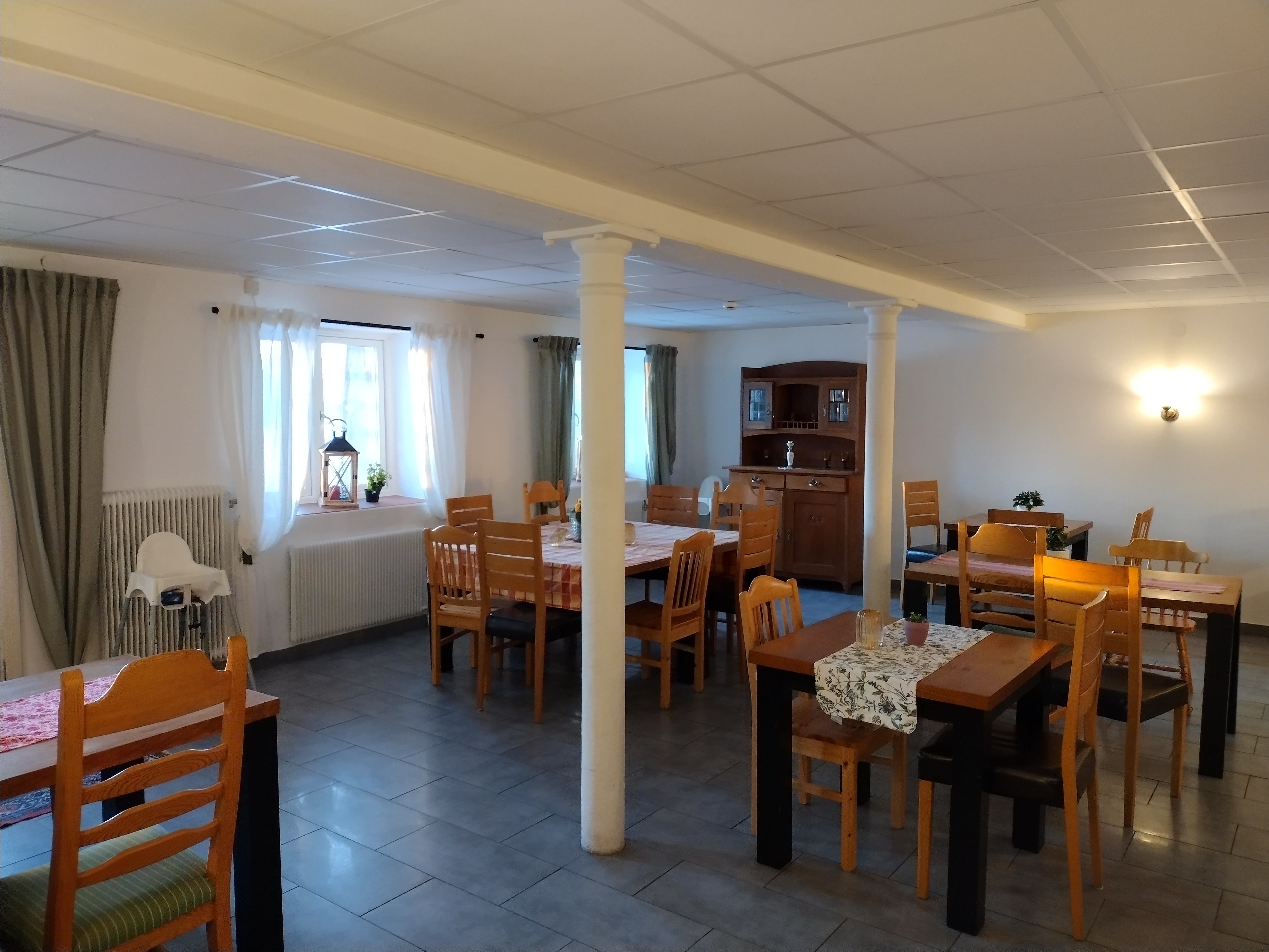 Monteurwohnung - Küche: Küchenmitbenutzung - Speiseraum-dining room - Hunnebergs Gård Einzel