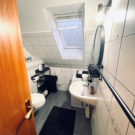 Monteurzimmer: Badezimmer  - Dachnest City Apartment