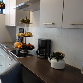 Monteurzimmer: Komplett ausgestattete Küche zum kochen - Ferienwohnung 100 qm, Monteurzimmer Uslar im Solling Niedersachsen