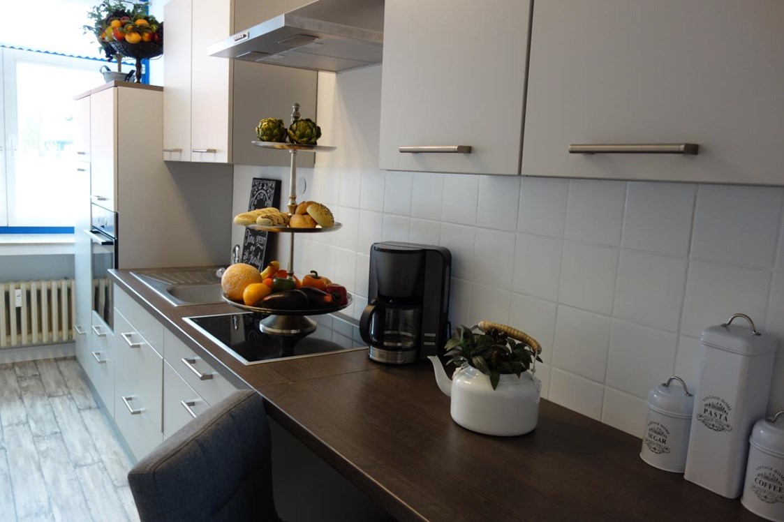 Monteurzimmer: Komplett ausgestattete Küche zum kochen - Ferienwohnung 110 qm, Monteurzimmer Uslar im Solling Niedersachsen