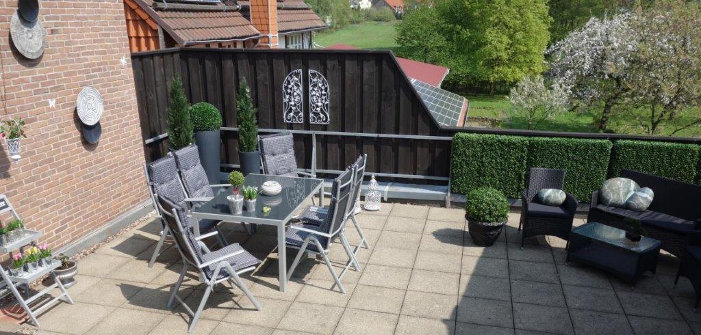 Monteurzimmer: Ferienwohnung oder Monteurzimmer mit Dachterrasse in Uslar OT Volpriehausen - Ferienwohnung/ Monteurzimmer Uslar