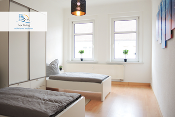 Monteurzimmer: Beispielbild Schlafzimmer - flex living -  Monteurwohnungen in Chemnitz (DEU|EN|PL|HU)