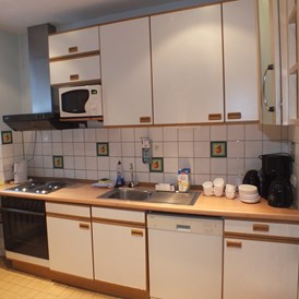 Monteurzimmer: die Küche im Waldhaus - Schullandheim Schoenwalde