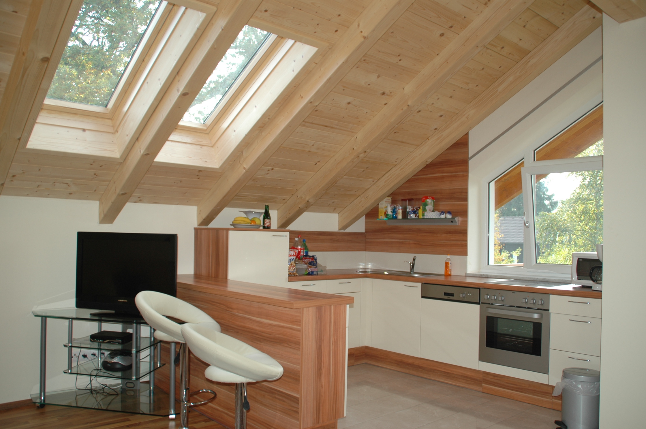 Monteurwohnung - Waschmaschine - Österreich - Vollausgestattete Küchen der Monteurunterkunft in Neumarkt am Wallersee - Villa-Wallersee