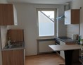 Monteurzimmer: neu renoviertes Single-Appartement mit Küche, eigenes Badezimmer; Schreibtisch und TV  - Bernadette Hayo