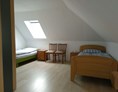 Monteurzimmer: Doppelzimmer mit Einzelbetten im Monteurhaus in Oeversee. - Haus Barderup