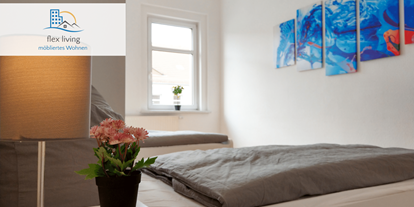 Monteurwohnung - Zimmertyp: Doppelzimmer - Lüssow (Vorpommern-Rügen) - Beispielbild Schlafzimmer - flex living - Monteurwohnungen in Stralsund (DEU|EN|PL|HU)
