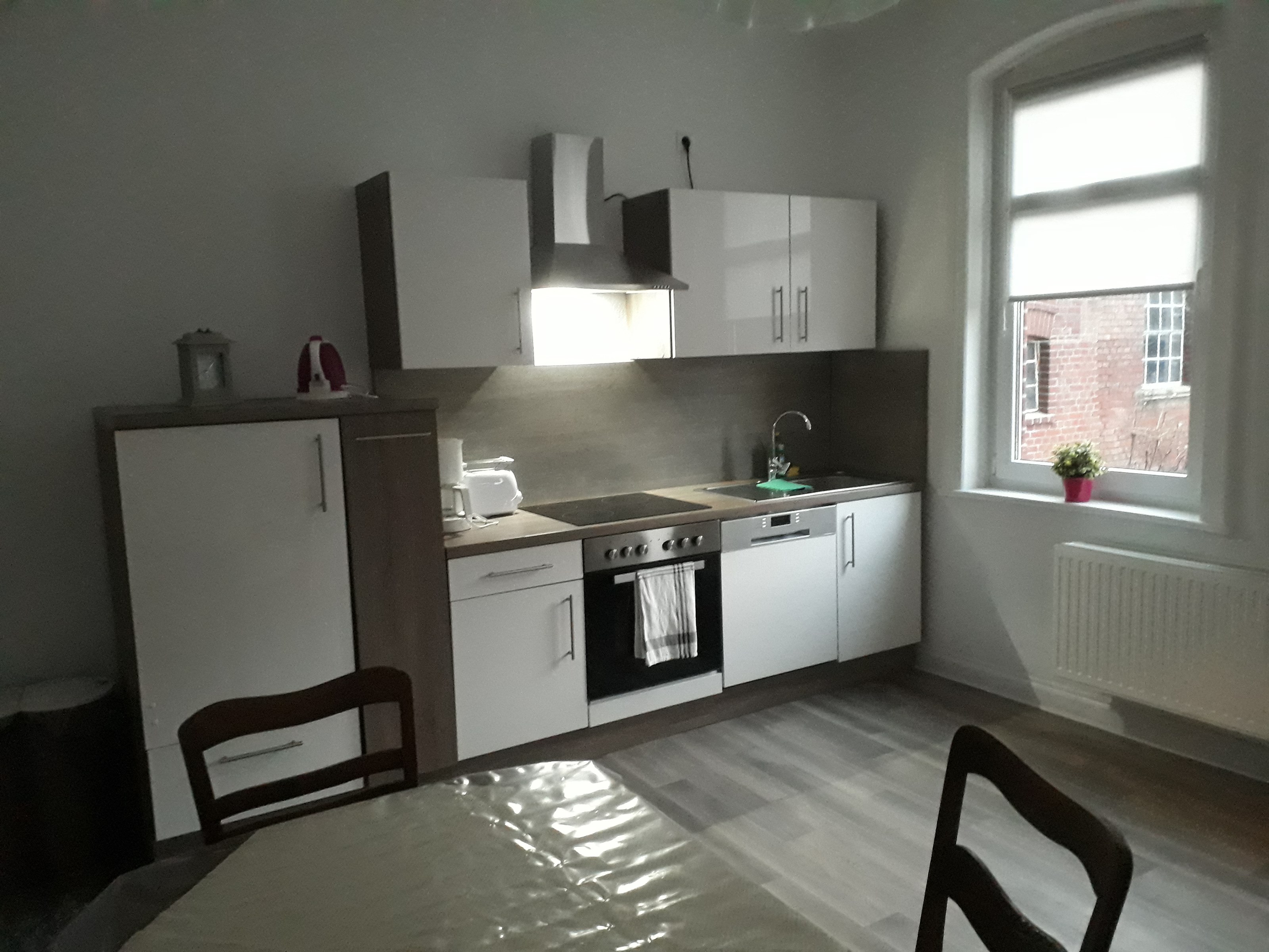 Monteurwohnung - Parkplatz: eigener Parkplatz vorhanden - Weserbergland, Harz ... - Küche - Gästehaus Habrihausen