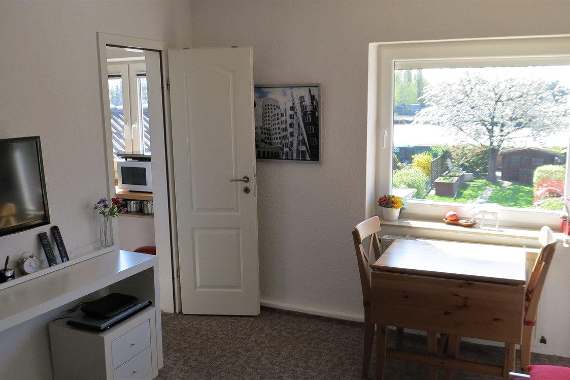 Monteurzimmer: EZ mit Blick in den Garten - Düssel-Wohnung