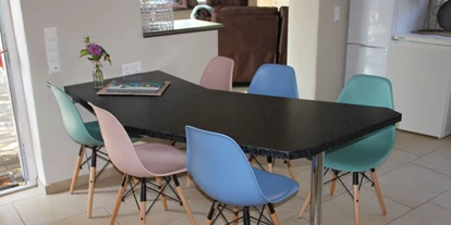 Monteurwohnung - Badezimmer: eigenes Bad - Münsterland - Esstisch  - Ferienhaus "NaturPur"