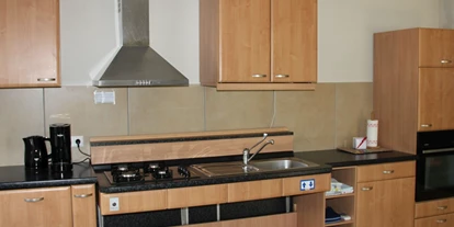 Monteurwohnung - Badezimmer: eigenes Bad - Münsterland - vollausgestattete Küche - Ferienhaus "NaturPur"