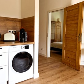 Monteurzimmer: FEWO2: Küche/Flur/Waschmaschiene - Talwohnungen (🏠 3 Wohnungen für je max 3Personen)