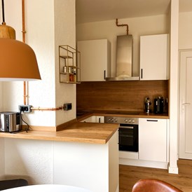 Monteurzimmer: FEWO3: Küche/Essbereich - Talwohnungen (🏠 3 Wohnungen für je max 3Personen)